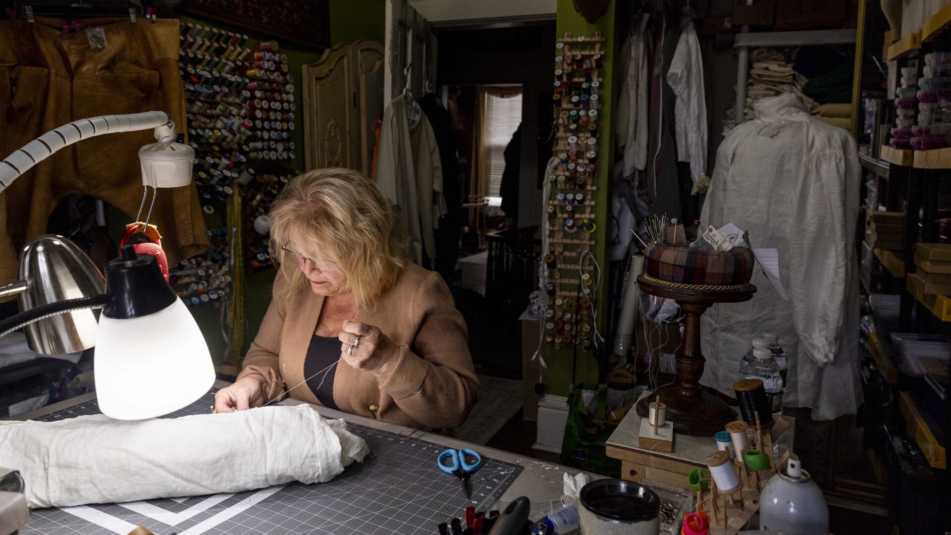 ‘It’s an escape from reality’: Re-creating clothing from the 18th century is Kathy Nadeau’s specialty